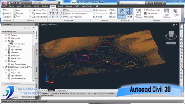 Cursos Autocad Civil 3D 2013 Terraplanagem – Screenshot 1