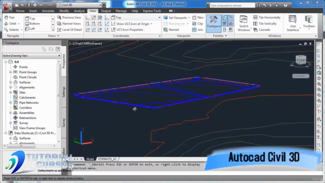 Cursos Autocad Civil 3D 2013 Terraplanagem – Screenshot 3