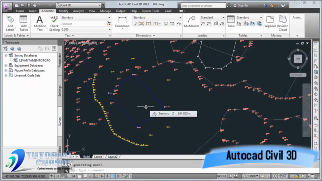 Cursos Autocad Civil 3D 2013 Topografia – Screenshot 2