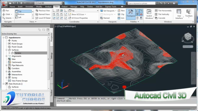 Cursos Autocad Civil 3D 2013 Projetos Ambientais – Screenshot 3