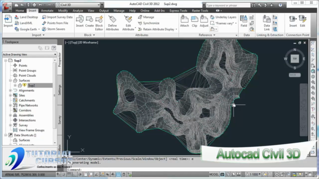 Cursos Autocad Civil 3D 2013 Modelagem de Superfícies – Screenshot 3