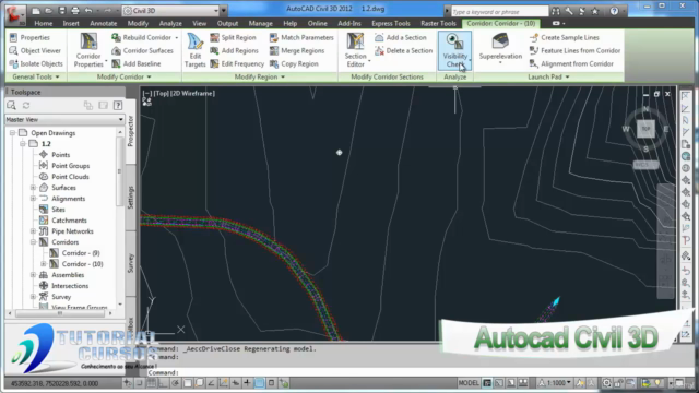 Cursos Autocad Civil 3D 2013 Modelagem de Corredores – Screenshot 1