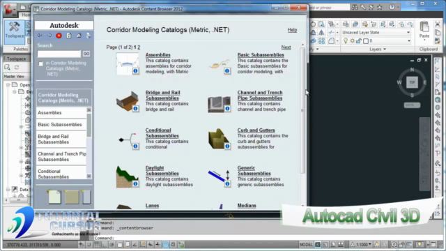 Cursos Autocad Civil 3D 2013 Modelagem de Corredores – Screenshot 2