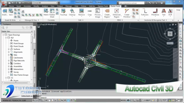 Cursos Autocad Civil 3D 2013 Modelagem de Corredores – Screenshot 3