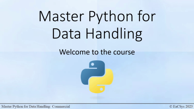 Master Python for Data Handling [2025] – Screenshot 1
