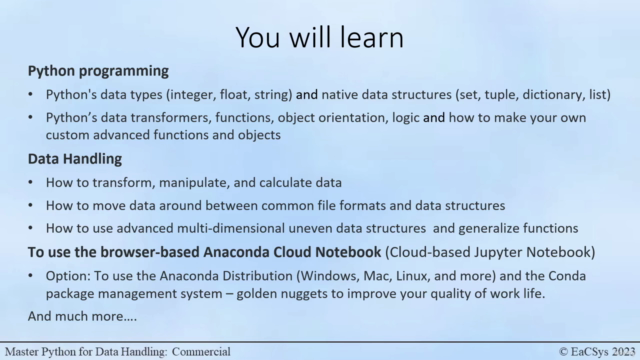 Master Python for Data Handling [2025] – Screenshot 3