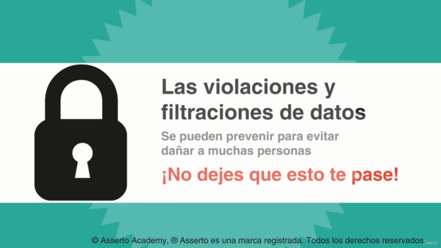 ¿Los datos están protegidos? – Screenshot 1