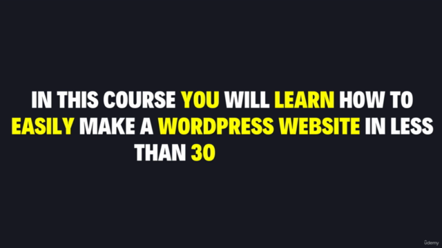WordPress Masterclass - How to Make a Website for Beginners – Screenshot 2