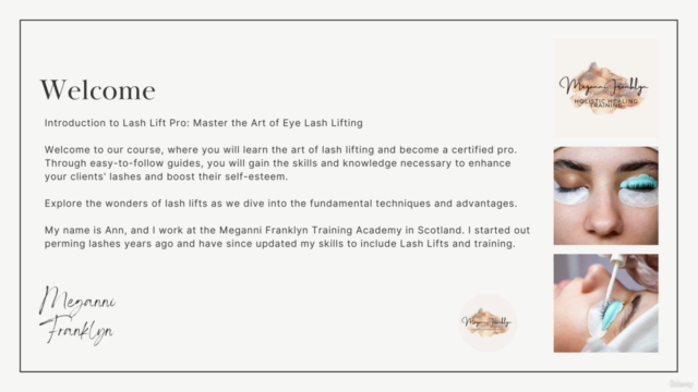 Lash Lift Certificate Accredited Course – Screenshot 1