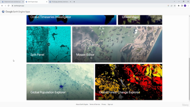 Build Geospatial Web App with Google Earth Engine API – Screenshot 1