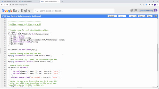 Build Geospatial Web App with Google Earth Engine API – Screenshot 2