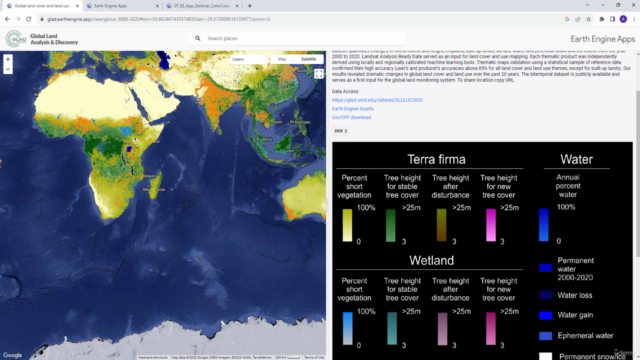 Build Geospatial Web App with Google Earth Engine API – Screenshot 3