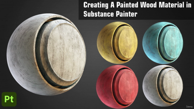Creating a Painted Wood Material In Substance Painter – Screenshot 1