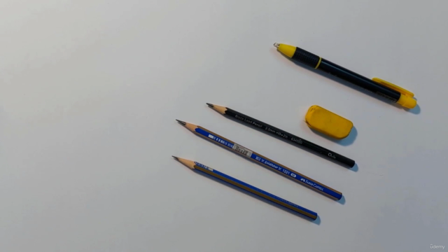 Pencil Drawing Art : Mastering Object Sketching and Shading – Screenshot 4