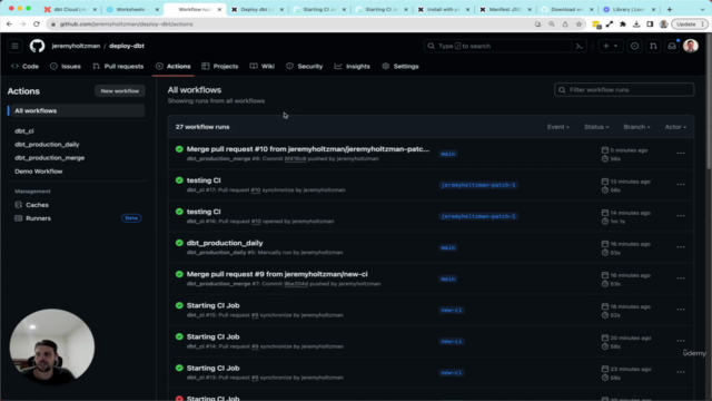 Deploy dbt with Github Actions – Screenshot 4