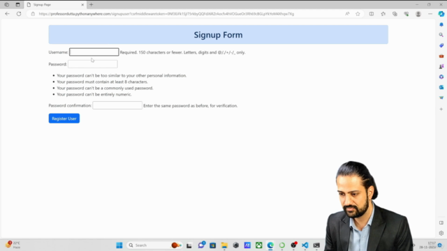 Full Stack Web Development Using DJANGO – Screenshot 1