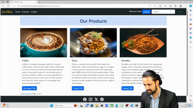 Full Stack Web Development Using DJANGO – Screenshot 2