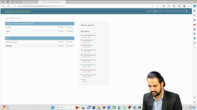 Full Stack Web Development Using DJANGO – Screenshot 3