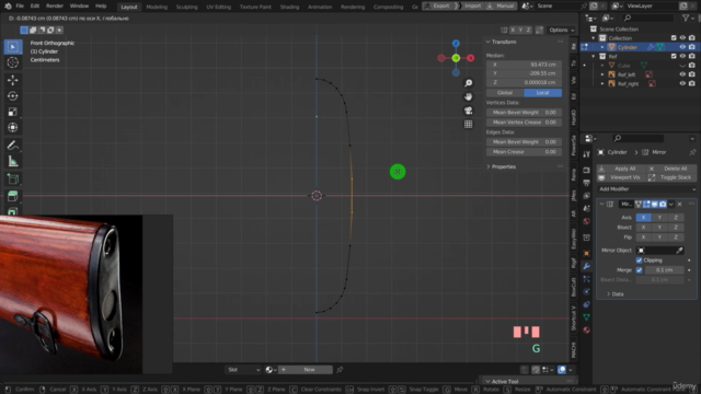 NEW.Создание оружия для игр Blender и Substance painter. – Screenshot 2