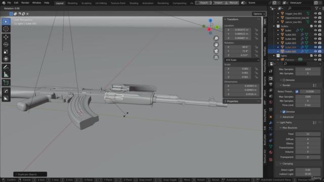 NEW.Создание оружия для игр  Blender и Substance painter. - Screenshot_04