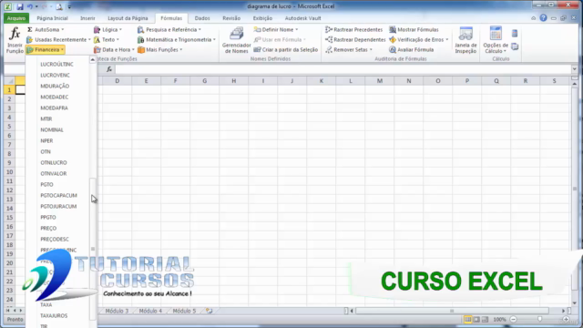 Curso Excel Matemática Financeira Básica – Screenshot 1