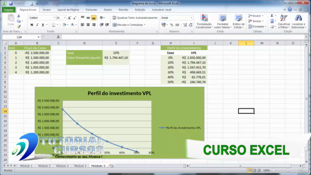 Curso Excel Matemática Financeira Básica – Screenshot 4