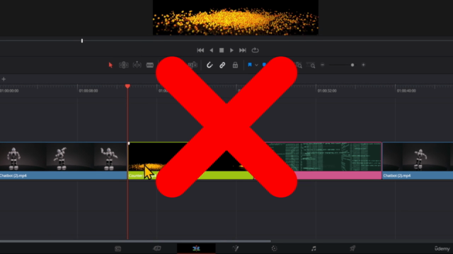 DaVinci Resolve Videobearbeitung für Fortgeschrittene – Screenshot 1