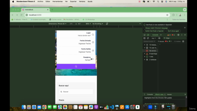 Spring Boot & Angular: Construye aplicación reserva hotelera – Screenshot 2