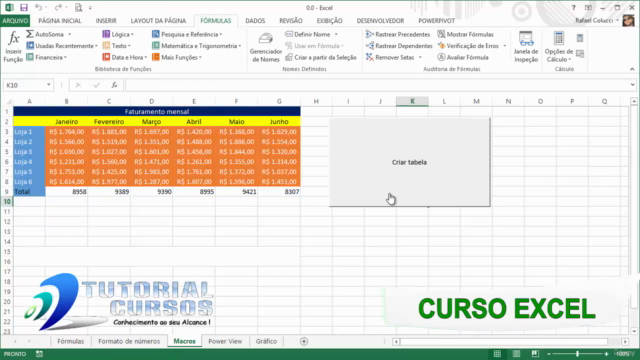 Curso Excel 2013 Avançado – Screenshot 3