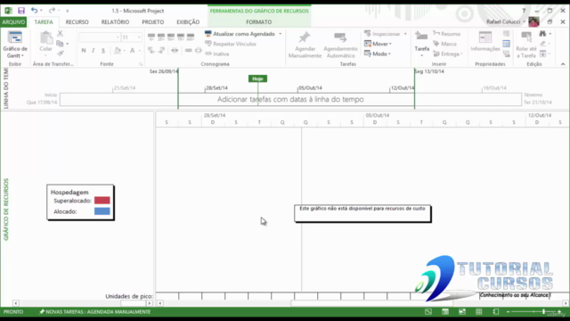 Curso MS-Project 2013 Intermediário – Screenshot 4