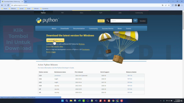 Pemrograman Python Dasar Sampai Mahir – Screenshot 1