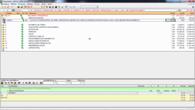 Curso Arquimedes para Orçamento de Obras – Screenshot 2