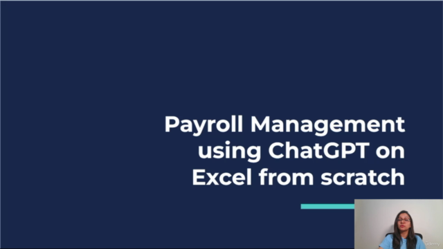 Payroll Management using ChatGPT on Excel from scratch – Screenshot 1