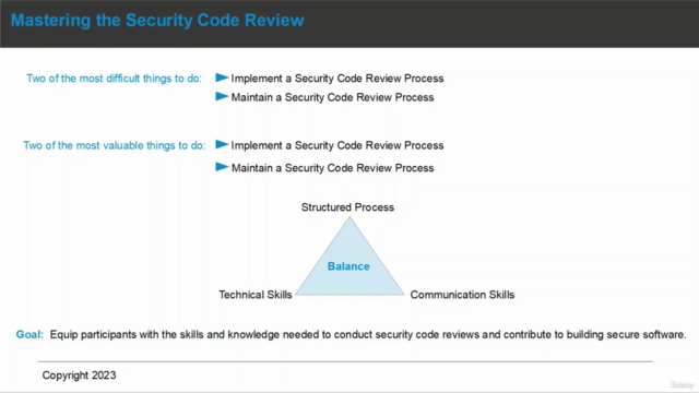 Mastering the Security Code Review – Screenshot 2