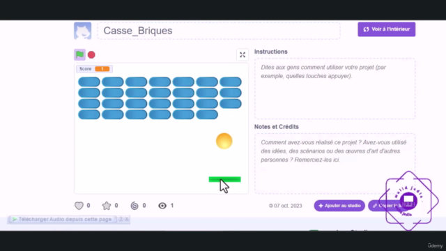 Scratch : Apprenez à créer des jeux et des animations – Screenshot 3