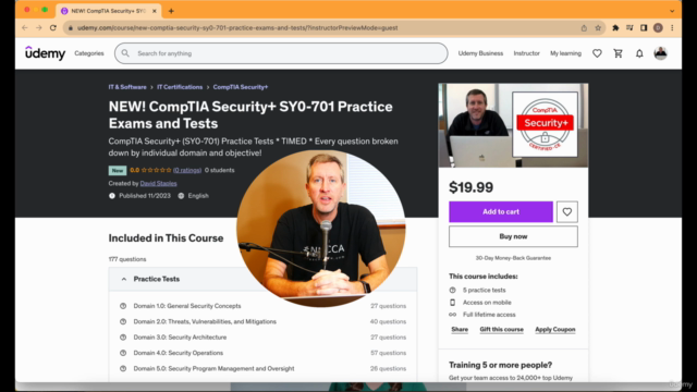 NEW! CompTIA Security+ SY0-701 Practice Exams and Tests – Screenshot 3