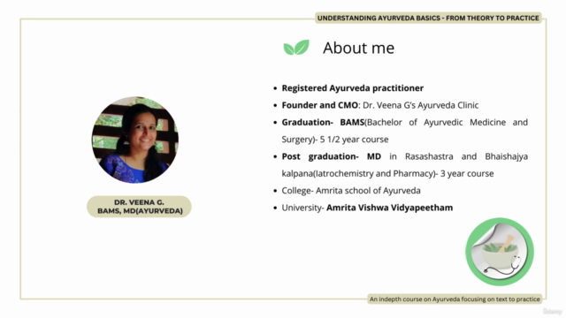 Understanding Ayurveda Basics - From Theory To Practice – Screenshot 1