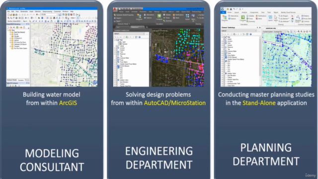 Water Distribution Modeling and Design - WaterGEMS - AulaGEO – Screenshot 1