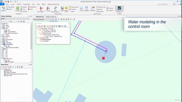 Water Distribution Modeling and Design - WaterGEMS - AulaGEO – Screenshot 4