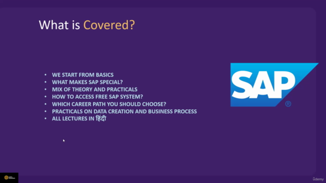 Learn SAP S/4HANA in हिंदी : Comprehensive Beginner’s Course – Screenshot 4