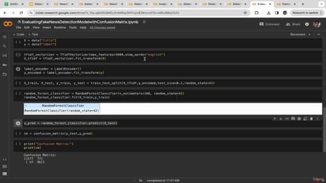 Detect Fake News with Machine Learning & Feature Engineering – Screenshot 3