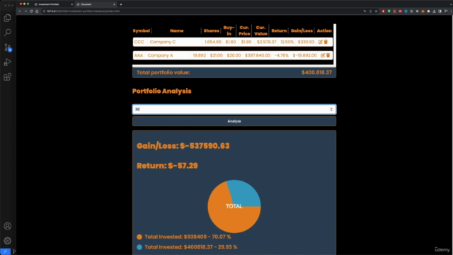 10+ HTML CSS and JS Financial Web Apps - Front-End Web Dev – Screenshot 1