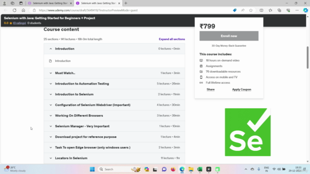 Automation Testing with Selenium: Hands-On for Beginners – Screenshot 2