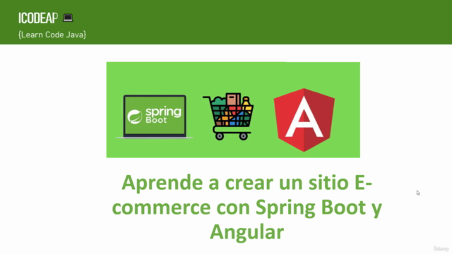 Curso Ecommerce Full Stack con Spring Boot y Angular – Screenshot 1