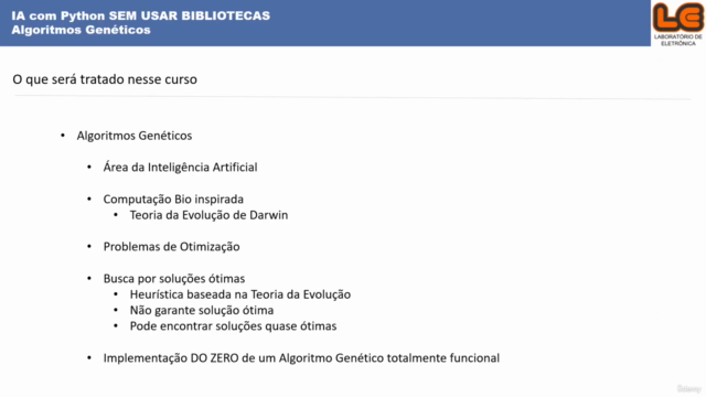 IA com Python SEM USAR BIBLIOTECAS: Algoritmos Genéticos – Screenshot 1