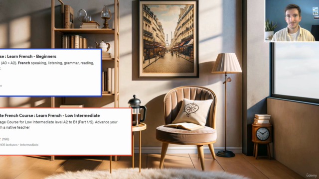 The Complete French Course : Daily Life Conversations – Screenshot 1
