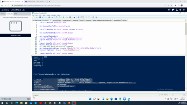 Managing M365 users and groups with Powershell graph - Screenshot_02