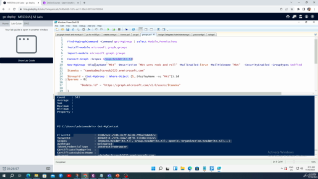 Managing M365 users and groups with Powershell graph - Screenshot_04