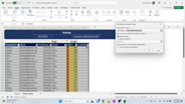 Excel | Introducción al Mundo Profesional – Screenshot 1