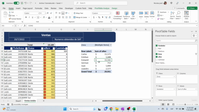 Excel | Introducción al Mundo Profesional – Screenshot 4